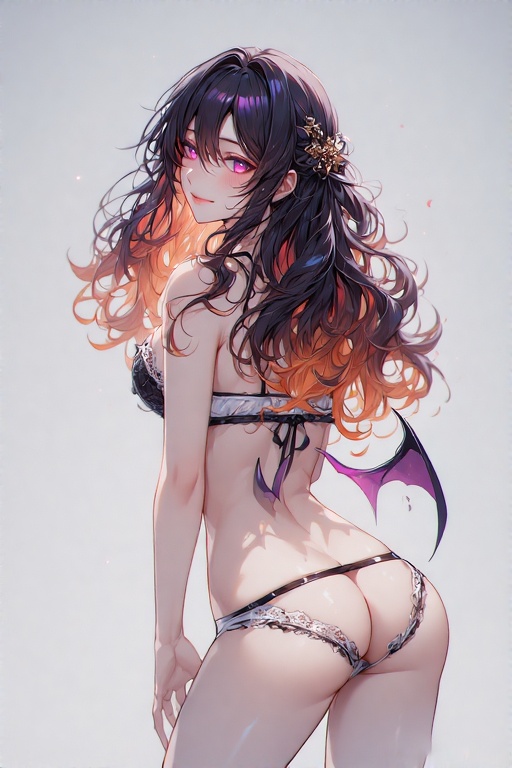 【#AIイラスト】蔵出し。ひみこのランジェリー。