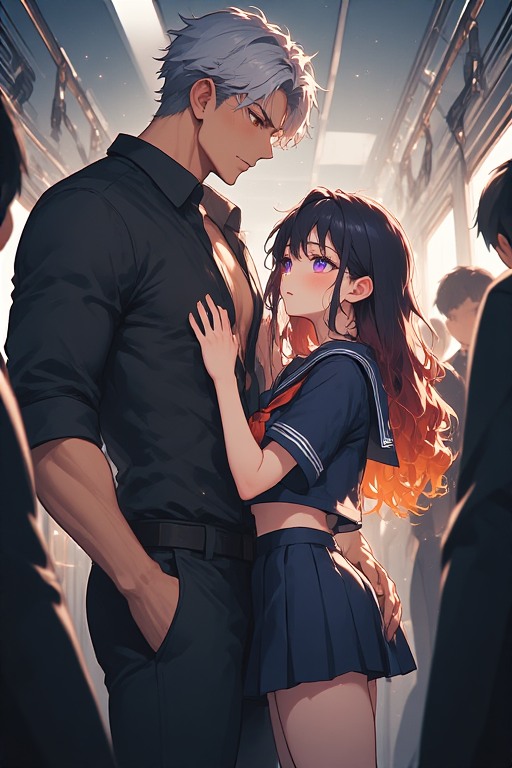 【AIイラスト】🔞サキュバスのやり過ぎイメクラごっこ❤️家庭訪問と通学指導❤️